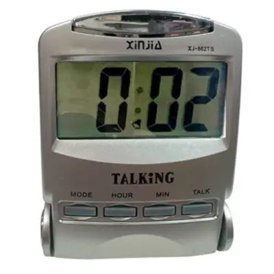Detalles accesorios de Reloj Despertador con voz en espanol Xinjia XJ-862TS