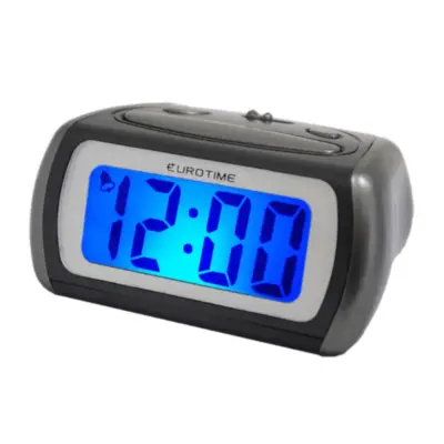 Reloj Despertador Eurotime 1618 Negro