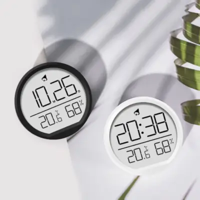 Detalles accesorios de Reloj Digital Termometro/Humedad Panel LCD VGW-2303