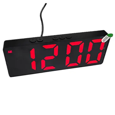 Detalles accesorios de Reloj Despertador Digital Led GH-0712L