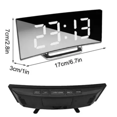 Detalles accesorios de Reloj Despertador Digital Led con espejo DT-6507