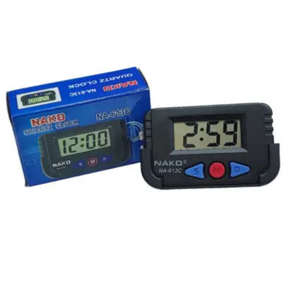 Detalles accesorios de Reloj Digital Soporte Autoadhesivo Nako NA-613C