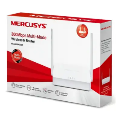Detalles accesorios de Extensor Repetidor Y Router Wifi 300Mbps 2Pto 2Ant Fija 5Dbi Mercusys MW302R