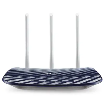 Vista lateral de Extensor Repetidor Y Router Wifi 733Mbps 4Pto 3Ant Tp-Link Archer-C20