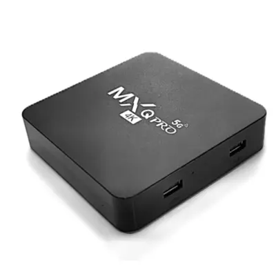 Vista lateral de Smart TV Box MXq PRO 4K 5G Tvbox