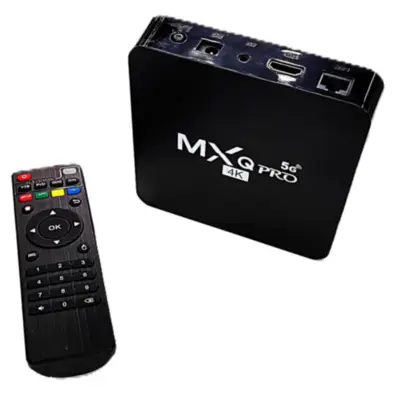 Detalles accesorios de Smart TV Box MXq PRO 4K 5G Tvbox