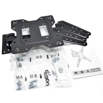 Vista lateral de Soporte Tv Pared 55 a 23 Pulg 30Kg 1 Brazo + Incl