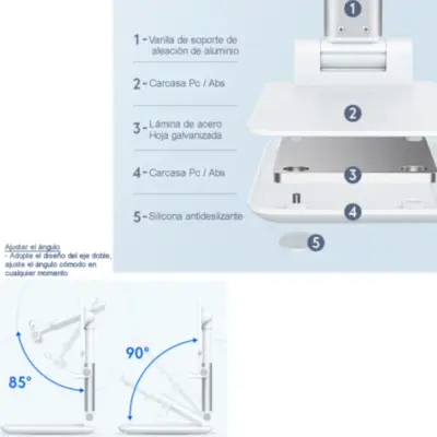 Detalles accesorios de Soporte Apoya Celular Plegable Belsic Sop0200