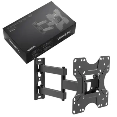 Detalles accesorios de Soporte Tv Pared 43 A 15 Pulg Max 20Kg Inclin+Giro Doble Brazo