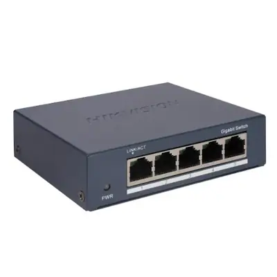 Switch 5 Puertos Gigabit Hikvision DS-3E0505-O