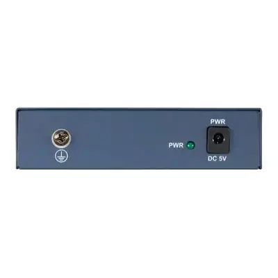 Vista lateral de Switch 5 Puertos Gigabit Hikvision DS-3E0505-O
