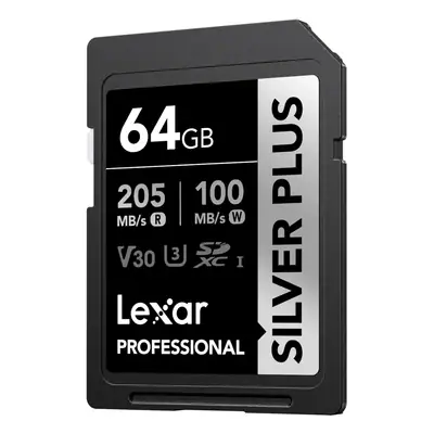 Detalles accesorios de Memoria SD 64Gb Lexar SDXC SILVER PLUS UHS-I