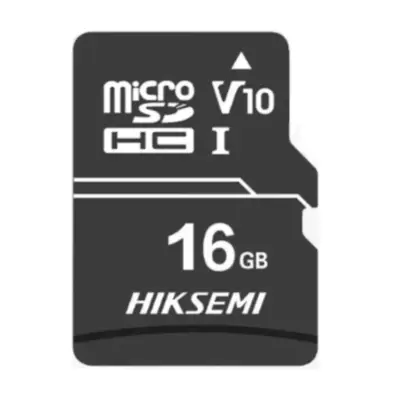 Vista lateral de Memoria MicroSD 16Gb Hiksemi NEO CL10 C/Adaptador
