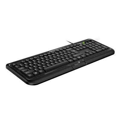 Vista lateral de Teclado Usb Genius En Espanol Negro Kb-118 Ii