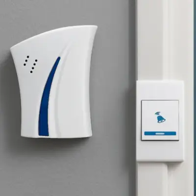 Vista lateral de Timbre Inalambrico Digital 18 sonidos Madison M102