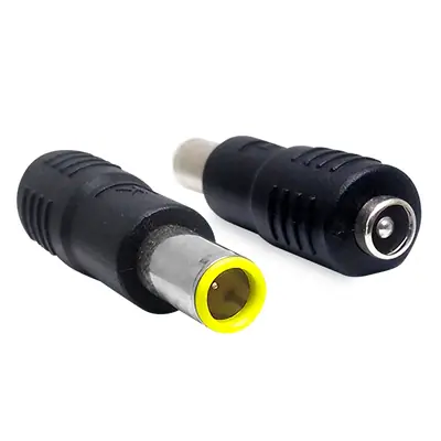 Detalles accesorios de Adaptador Dc Hueco 5,5 x 2,5 Mm Hembra A 7,9 x 5,5 mm c/pin interior Macho