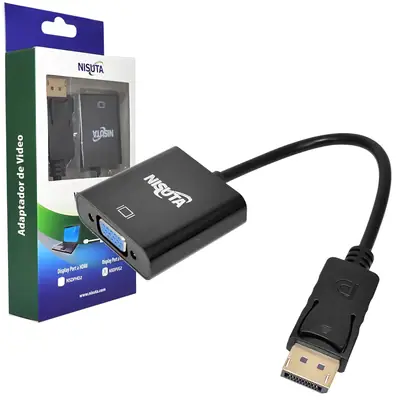 Detalles accesorios de Adaptador Conversor Displayport Macho / Vga Hembra 15 Cm