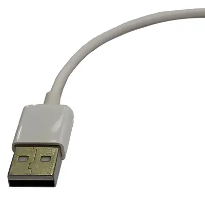 Vista lateral de Adaptador Lightning Hembra / Usb-A Macho tipo cable