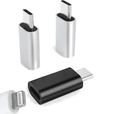 Detalles accesorios de Adaptador Lightning Hembra / Usb-C Macho