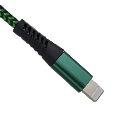 Vista lateral de Adaptador Audio Lightning A Miniplug 3,5 macho