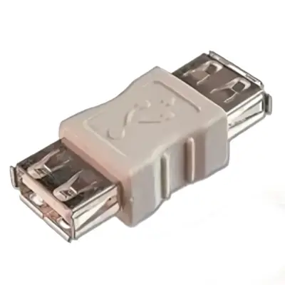 Vista lateral de Adaptador Usb 2.0 A-A Hembra-Hembra