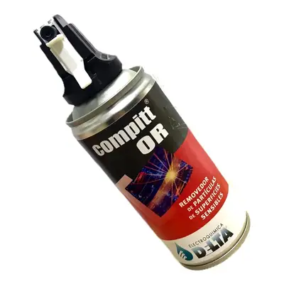 Vista lateral de Aire Comprimido PC / Computadoras Aerosol 160 g / 180 cc con Gatillo