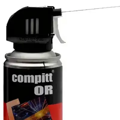 Detalles accesorios de Aire Comprimido PC / Computadoras Aerosol 160 g / 180 cc con Gatillo