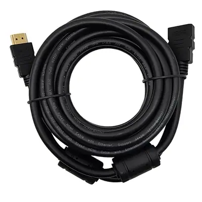 Vista lateral de Cable Hdmi Macho - Hembra Extension 3 Mts V2.0 4K