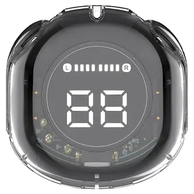 Vista lateral de Auricular Inalambrico Noga Btwins 48 Bluetooth Negro