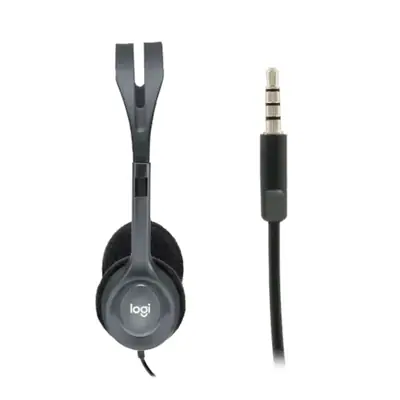 Detalles accesorios de Auricular Con Microfono Logitech H111 Negro Ficha 4 Polos
