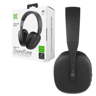 Detalles accesorios de Auricular Inalambrico Klip Xtreme ZoundTune KWH-010BK Plegable Bluetooth