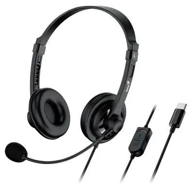 Auricular Usb Con Microfono Genius Hs-230U Usb-C