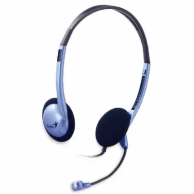 Detalles accesorios de Auricular Con Microfono Genius Hs-02B C/ Control Volumen 2 Fichas Miniplug