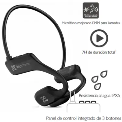 Auricular Inalambrico Klip Xtreme por conduccion osea KBC-500