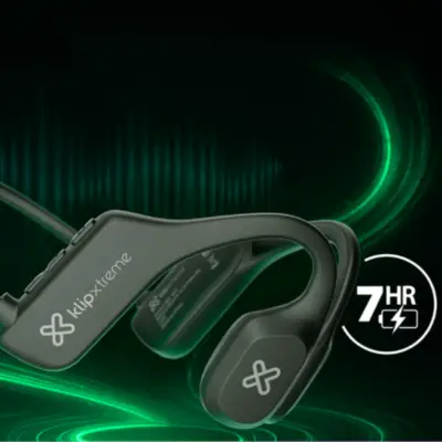 Vista lateral de Auricular Inalambrico Klip Xtreme por conduccion osea KBC-500