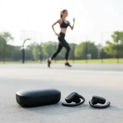 Detalles accesorios de Auricular Inalambrico Havit OWS911 Bluetooth 5.3 Openear Negro