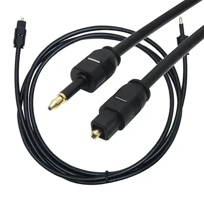 Detalles accesorios de Cable Audio Optico Digital Toslink Mini-Toslink 1,5 Mts