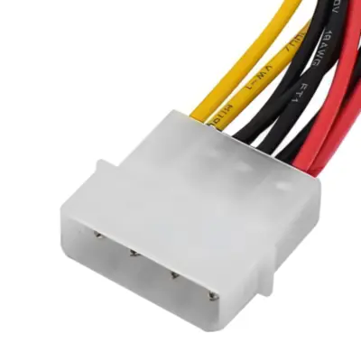 Detalles accesorios de Cable Sata Power (Molex Macho A 2 Sata Hembra) Nisuta