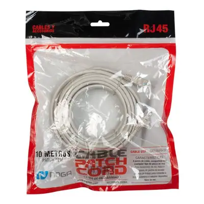 Detalles accesorios de Cable De Red Patchcord Rj45 10 Mts Cat 5E Noga