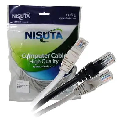 Detalles accesorios de Cable De Red Patchcord Rj45 20 Mts Cat 5E Nisuta