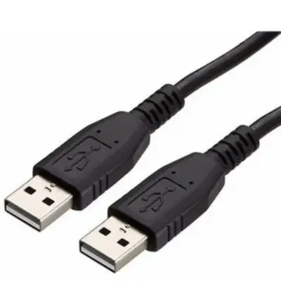 Detalles accesorios de Cable Usb 2.0 A/A Macho-Macho 1,8 Mts Negro