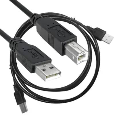Detalles accesorios de Cable Usb 2.0 A/B Macho-Macho 1,35 Mts Estandar Negro