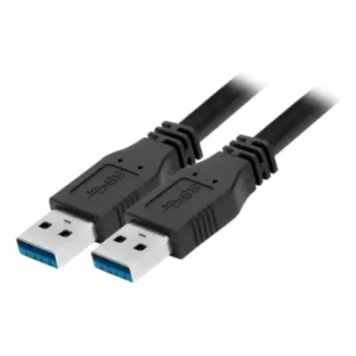 Vista lateral de Cable Usb 3.0 A/A Macho-Macho 2 Mts Nisuta
