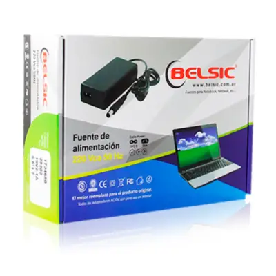 Detalles accesorios de Fuente 14 V 3,5 A Belsic 23900 P/Monitor Ficha 5,5 X 3,0 Mm C/Pin Interior (Samsung / Lg)