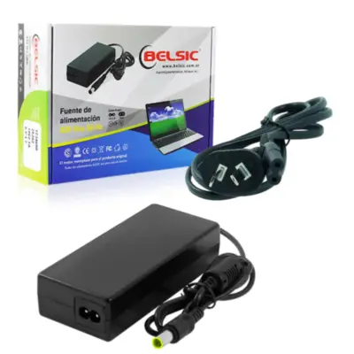 Detalles accesorios de Fuente 20 V 4,25 A Belsic 24286 Cargador P/Notebook Ficha 7,9 X 5,5 mm C/Pin Interior