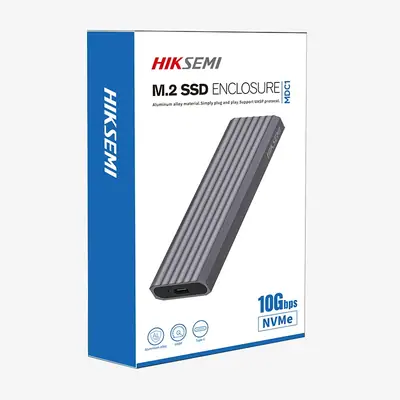 Detalles accesorios de Case Para Disco SSD M.2 Nvme Usb 3.1 Gen2 10 Gbps Hiksemi MDC1 USB-C Aluminio