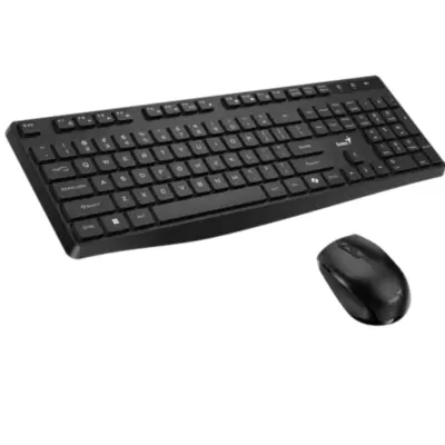 Kit Teclado Y Mouse Genius Inalambrico KM-8206S Espanol Negro