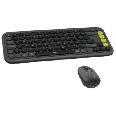 Detalles accesorios de Kit Teclado Y Mouse Logitech Bluetooth Multidispositivo Pop Icon Negro