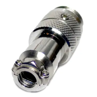 Vista lateral de Ficha Conector Gx16 2 Pines Macho Aviacion A Cable