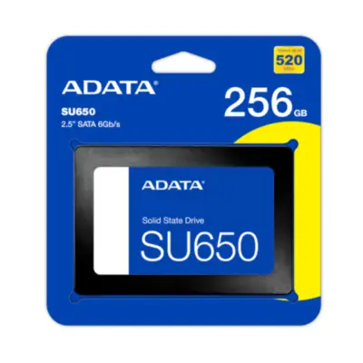 Detalles accesorios de Disco Ssd Estado Solido 256Gb 2,5 Adata SU650